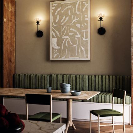 Alora Mood - Wandlamp SYLVIA 1xE14/40W/230V zwart