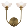 Alora Mood ALM-SYLVIA-2WB-BG-CL - Applique murale SYLVIA 2xE14/40W/230V dorée