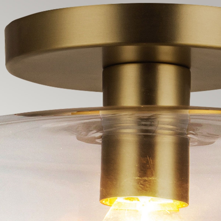 Alora Mood ALM-SYLVIA-SF-BG-CL - Plafondlamp SYLVIA 1xE27/60W/230V goud