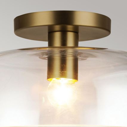 Alora Mood ALM-SYLVIA-SF-BG-CL - Plafonnier SYLVIA 1xE27/60W/230V doré