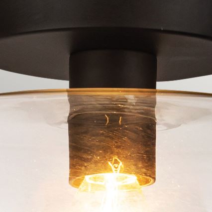 Alora Mood - Plafonnier SYLVIA 1xE27/60W/230V noir