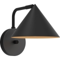 Alora Mood - Applique murale REMYCK 1xE27/60W/230V noire