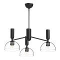 Alora Mood - Hanglamp met stang JUDE 3xE27/60W/230V zwart