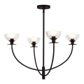 Alora Mood - Plafondlamp met stang SYLVIA 4xE14/40W/230V zwart