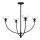 Alora Mood - SYLVIA Rod Hanger Lamp 4xE14/40W/230V zwart