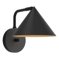 Alora Mood - Wandlamp REMYCK 1xE27/60W/230V zwart
