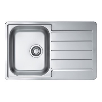 ALVEUS 1069147 - Évier de cuisine LINE 79x50 cm mat acier/satin