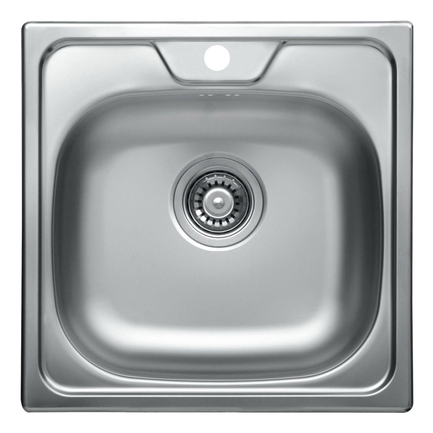 ALVEUS 1074634 - Évier de cuisine ALLUX 48x48 cm mat acier/satin