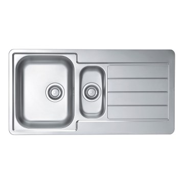 ALVEUS 1082440 - Évier de cuisine LINE 98x50 cm mat acier/satin