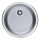 ALVEUS 1084837 - Évier de cuisine FORM d. 45 cm mat acier/satin, grande ouverture