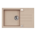 ALVEUS 1090946 - Évier de cuisine ROCK 78x48 cm granit/beige
