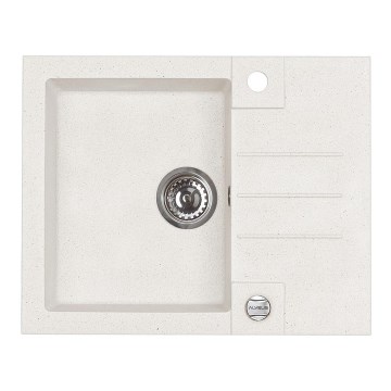 ALVEUS 1090947 - Gootsteen ROCK 59,5x47,5 cm graniet/wit