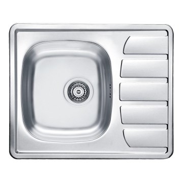 ALVEUS 1098940 - Évier de cuisine ZOOM 61,5x50 cm satin, pour fixation par le haut