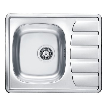 ALVEUS 1100215 - Évier de cuisine ZOOM 61,5x50 cm satin, pour fixation par le haut