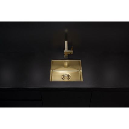 ALVEUS 1103319 - Évier de cuisine QUADRIX 45x45 cm monarch doré