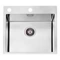 ALVEUS 1103609 - Évier de cuisine PURE 52,5x51,5 cm satin