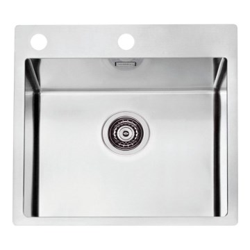ALVEUS 1103609 - Évier de cuisine PURE 52,5x51,5 cm satin
