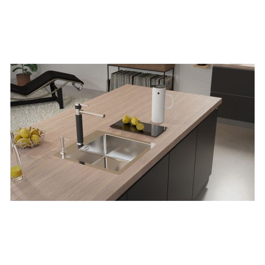 ALVEUS 1103609 - Évier de cuisine PURE 52,5x51,5 cm satin