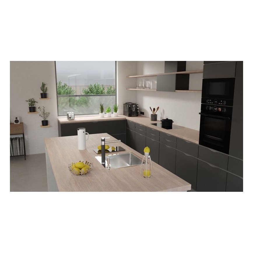 ALVEUS 1103609 - Évier de cuisine PURE 52,5x51,5 cm satin