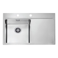 ALVEUS 1103610 - Évier de cuisine PURE 79x52,5 cm satin, gauche