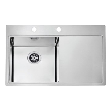 ALVEUS 1103610 - Évier de cuisine PURE 79x52,5 cm satin, gauche