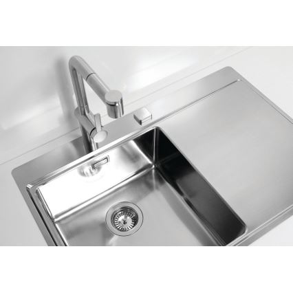 ALVEUS 1103610 - Évier de cuisine PURE 79x52,5 cm satin, gauche