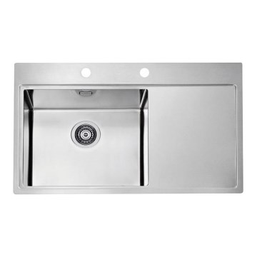 ALVEUS 1103652 - Évier de cuisine PURE 86x52,5 cm satin, gauche