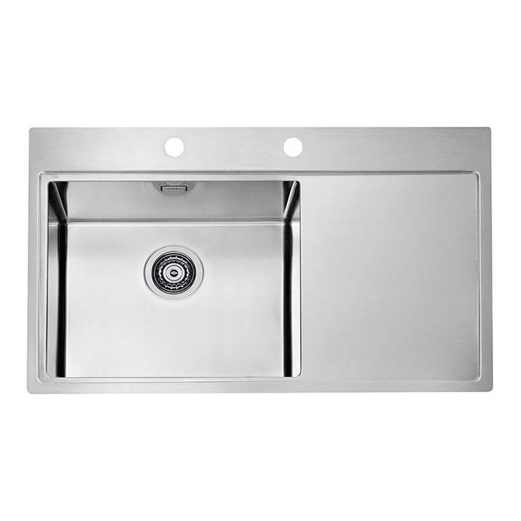 ALVEUS 1103652 - Évier de cuisine PURE 86x52,5 cm satin, gauche