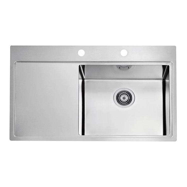 ALVEUS 1103653 - Gootsteen PURE 86x52,5 cm satin, rechts