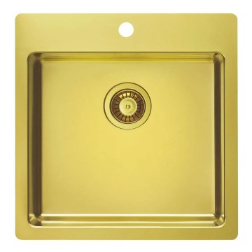 ALVEUS 1106867 - Évier de cuisine PURE 52,5x51,5 cm monarch doré