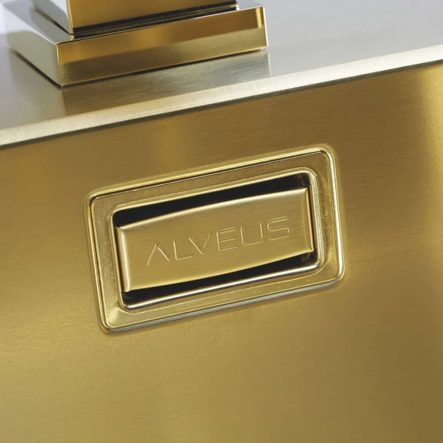 ALVEUS 1106867 - Évier de cuisine PURE 52,5x51,5 cm monarch doré