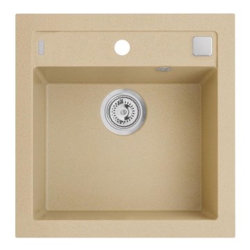 ALVEUS 1107889 - Évier de cuisine FORMIC 52x51 cm granit/beige
