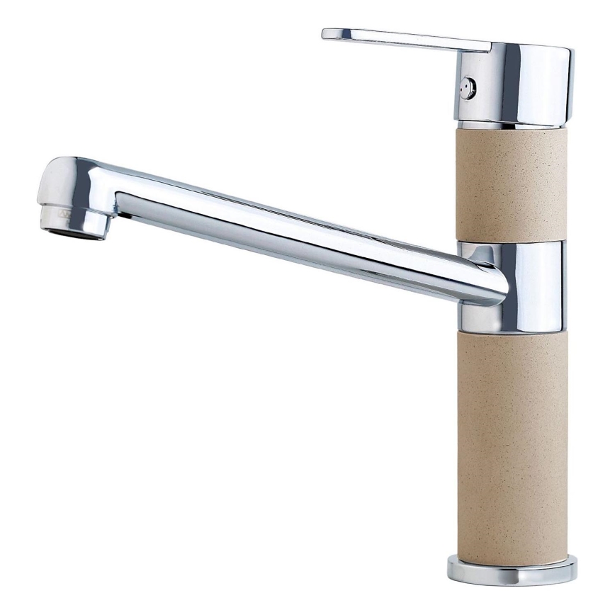 ALVEUS 1119874 - Robinet d'évier ZENIT 20,2 cm granit/beige