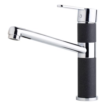 ALVEUS 1119875 - Robinet d'évier ZENIT 20,2 cm granit/noir