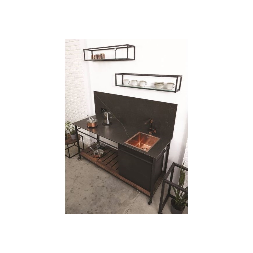 ALVEUS 1122689 - Évier de cuisine QUADRIX 45x45 cm monarch cuivre