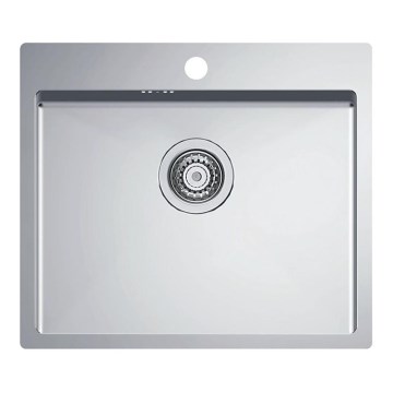 ALVEUS 1124382 - Évier de cuisine QUARTO 55x48 cm satin