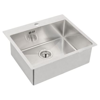 ALVEUS 1124382 - Évier de cuisine QUARTO 55x48 cm satin
