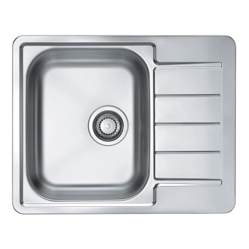 ALVEUS 1125356 - Évier de cuisine LINE 61,5x50 cm mat acier/satin