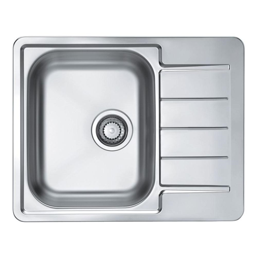 ALVEUS 1125356 - Évier de cuisine LINE 61,5x50 cm mat acier/satin