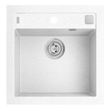 ALVEUS 1128395 - Évier de cuisine FORMIC 52x51 cm granit/blanc