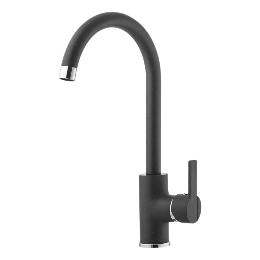 ALVEUS 1129052 - Robinet d'évier TONIA 34 cm granit/noir