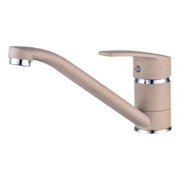 ALVEUS 1130435 - Robinet d'évier NINA 13,5 cm granit/beige