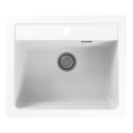ALVEUS 1131991 - Évier de cuisine ATROX 59x50 cm granit/blanc