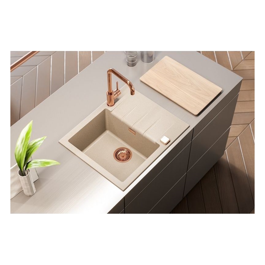 ALVEUS 1132019 - Évier de cuisine CADIT 59x50 cm granit/beige