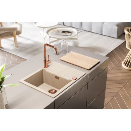 ALVEUS 1132019 - Évier de cuisine CADIT 59x50 cm granit/beige