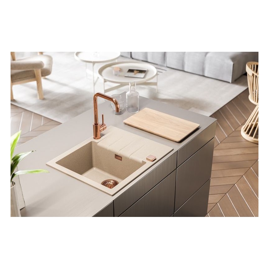 ALVEUS 1132019 - Évier de cuisine CADIT 59x50 cm granit/beige