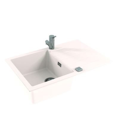 ALVEUS 1132022 - Évier de cuisine CADIT 79x50 cm granit/blanc