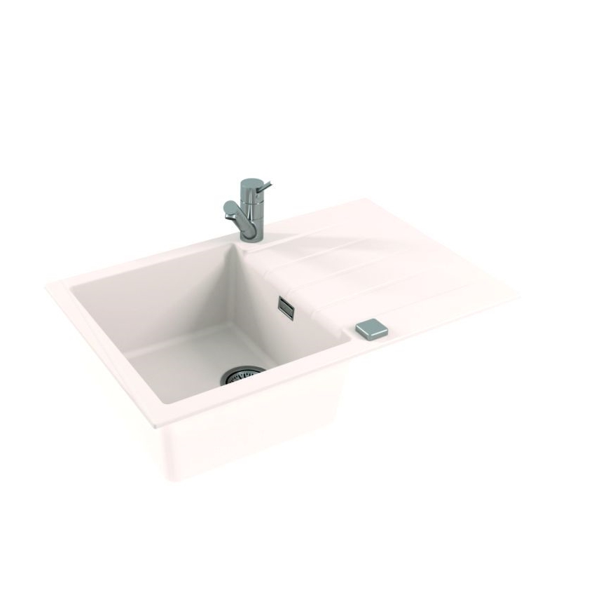 ALVEUS 1132022 - Évier de cuisine CADIT 79x50 cm granit/blanc