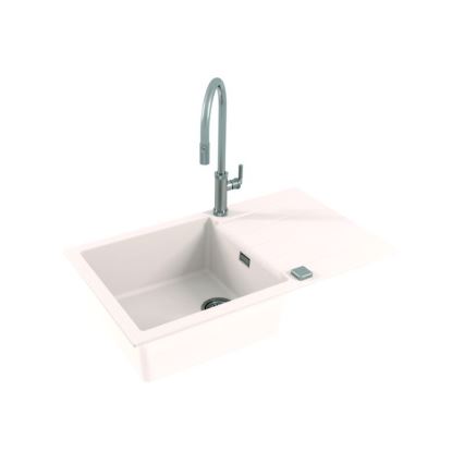 ALVEUS 1132027 - Évier de cuisine CADIT 86x50 cm granit/blanc