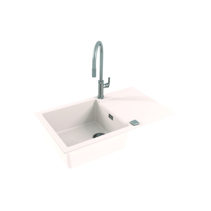 ALVEUS 1132027 - Évier de cuisine CADIT 86x50 cm granit/blanc